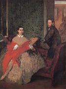 Edgar Degas M.et M Edmond Morbilli Germany oil painting artist